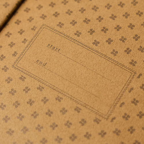 1 Day 1 Page Foil Stamped Clothbound MD Diary / MIDORI