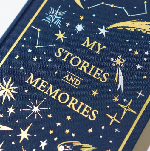 1 Day 1 Page Foil Stamped Clothbound MD Diary / MIDORI