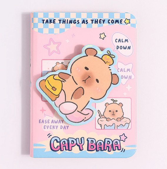 Mystic Capybara Notebook - Meditating