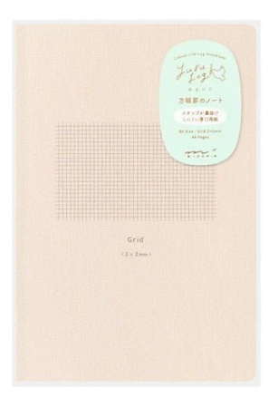 Yuru Log 2mm Grid Notebook  MIDORI