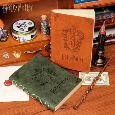 Harry Potter Thick Leather Cover Notebook