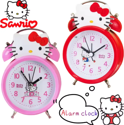 Hello Kitty Metal Alarm Clock