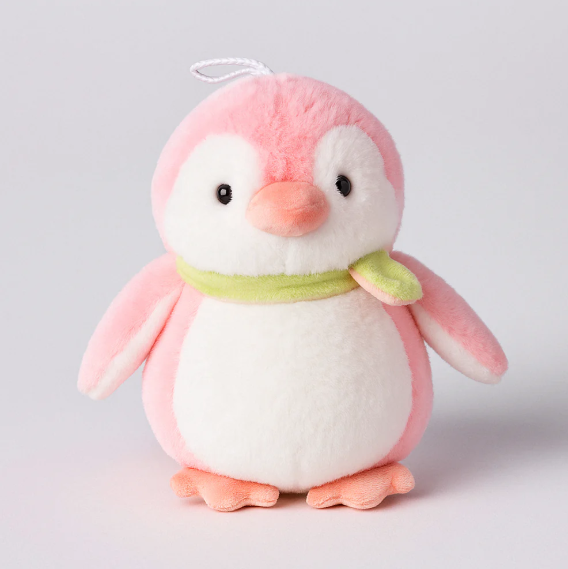 Muffler Penguin Plush Toy pink - Large