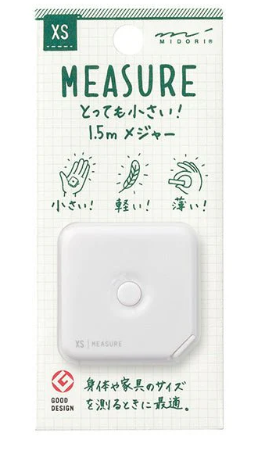 XS Measuring Tape 1.5m / MIDORI