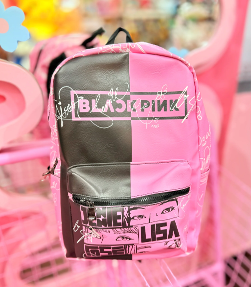Black Pink Bagpack