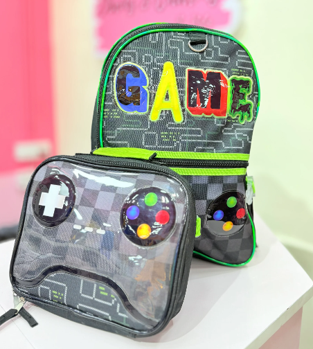 Game Bagpack Plus Lunch Bag