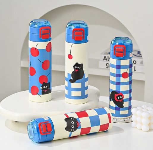 Cherry Cat Insulated Bottles