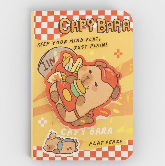 Mystic Capybara Notebook - Eating
