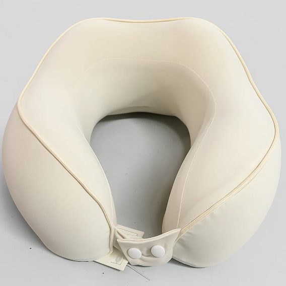 Yellow Memory Foam Neck Pillow