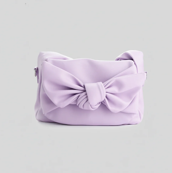 Knot Bow Sling Bag - Lilac