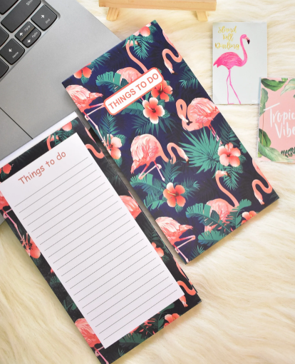 Flamingo Things To Do Notepad