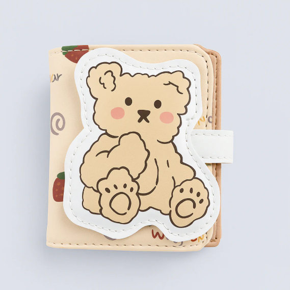 Confused Brown Bear Wallet