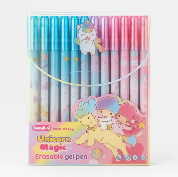 Unicorn Magic Erasable Gel Pen Set