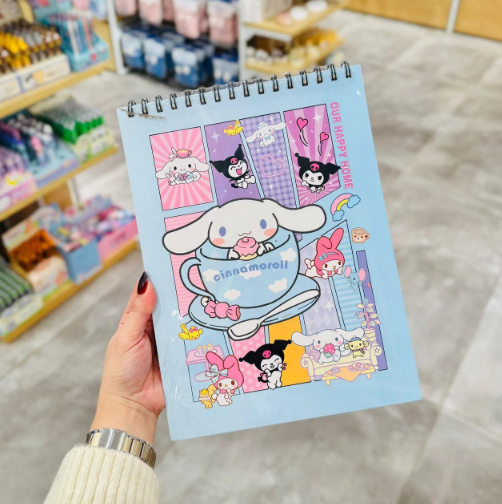 Cinnamoroll Blank Sketch Notebook