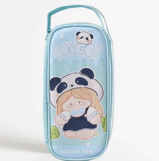 Panda Pencil Pouch - Blue