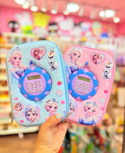 Frozen Big Pencil Box With Calculator