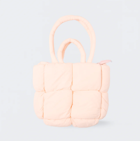 Puffed Tote Bag pink