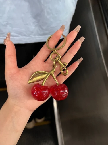 Cherry Bag Charm