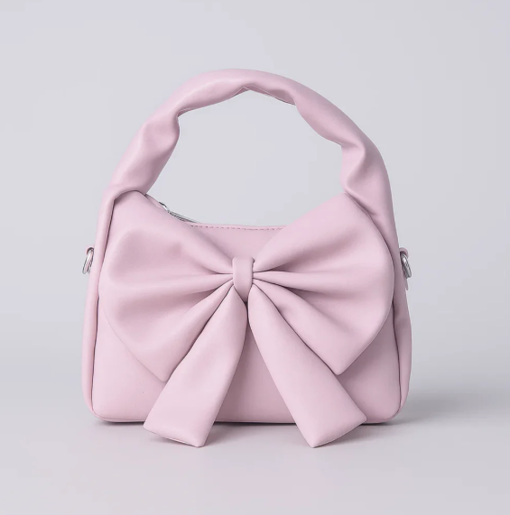 Cute Bow Sling Bag - Lilac