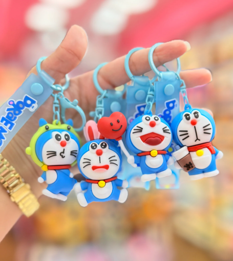 Doraemon Silicone Keychain