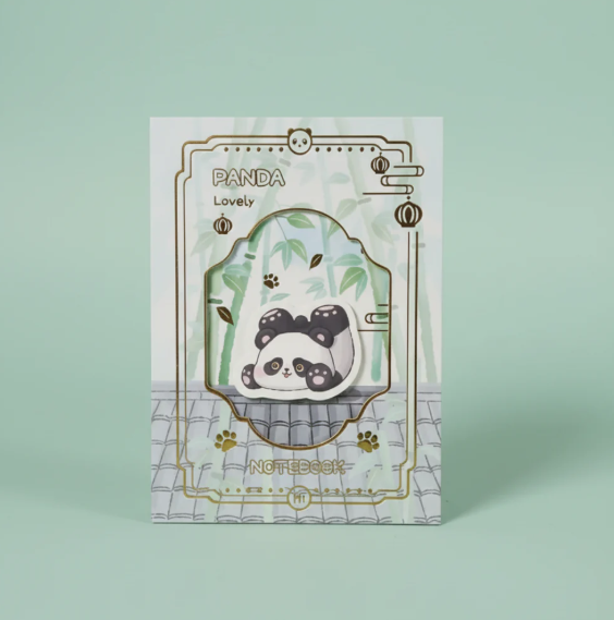 Bamboo panda notebook - Playful Splash