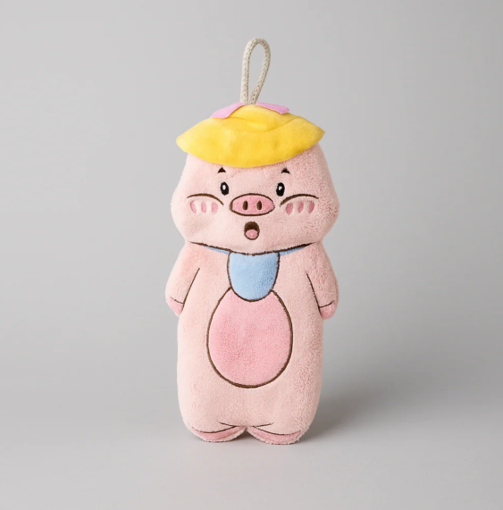 Pig Shaped Hand Towel