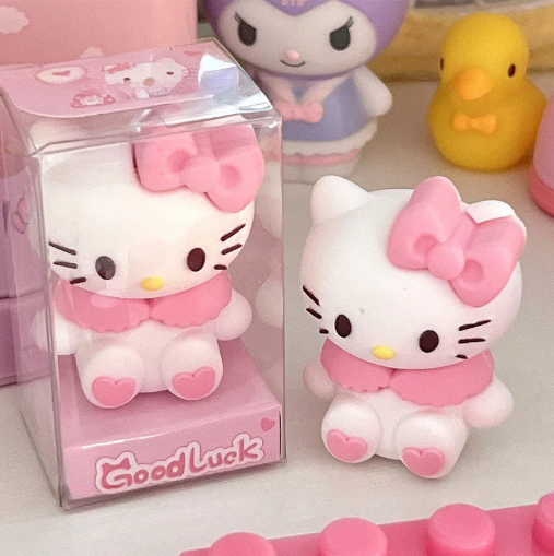 Hello Kitty Eraser + Sharpener