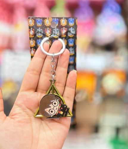 Hp Spinning Metal Keychain