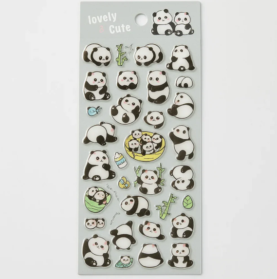 Lovely Sticker Sheet - Panda
