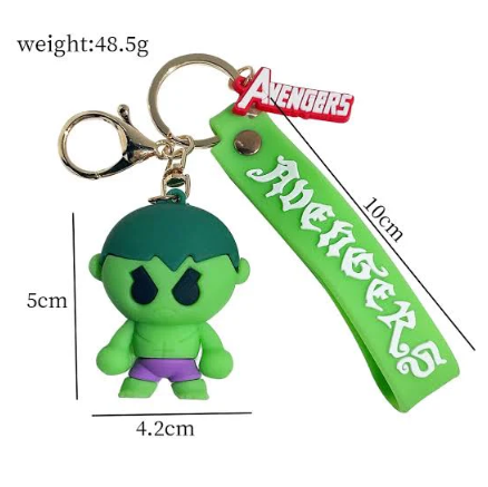 Hulk Silicone Keychain