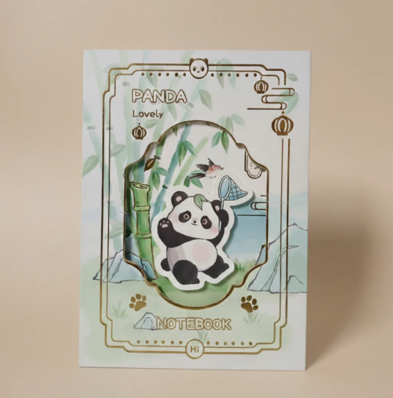 Bamboo panda notebook - Chill Mode