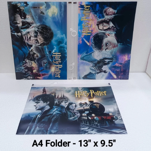 Harry Potter Zip Lock A4 Folder