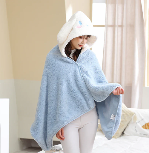 Cinnamoroll Wraparound Hoodie Blanket