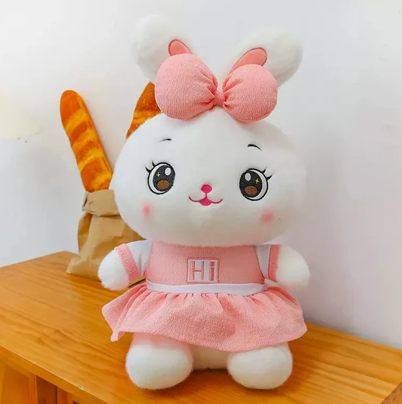 Cute bunny plush toy