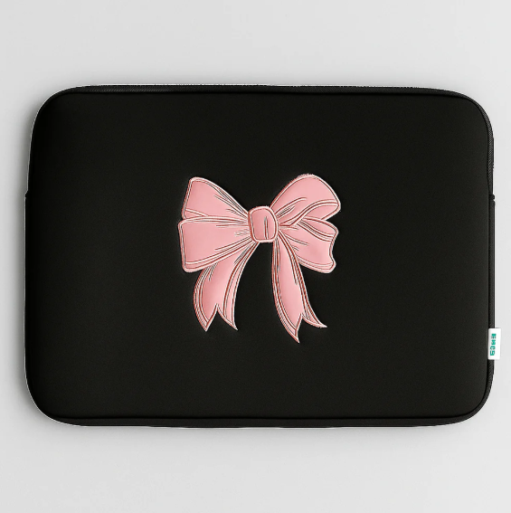 Bow laptop sleeve