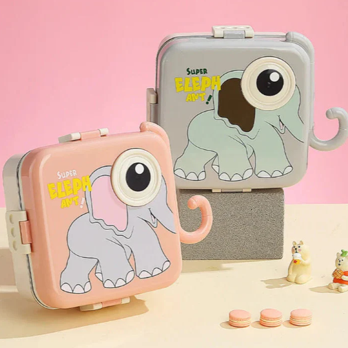 Elephant Double Decker Lunch Box