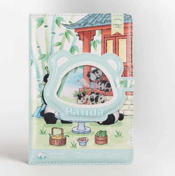 Panda Paradise Notebook - Tea House