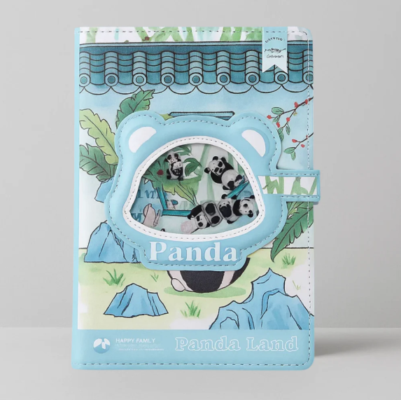 Panda Paradise Notebook - Zen Garden