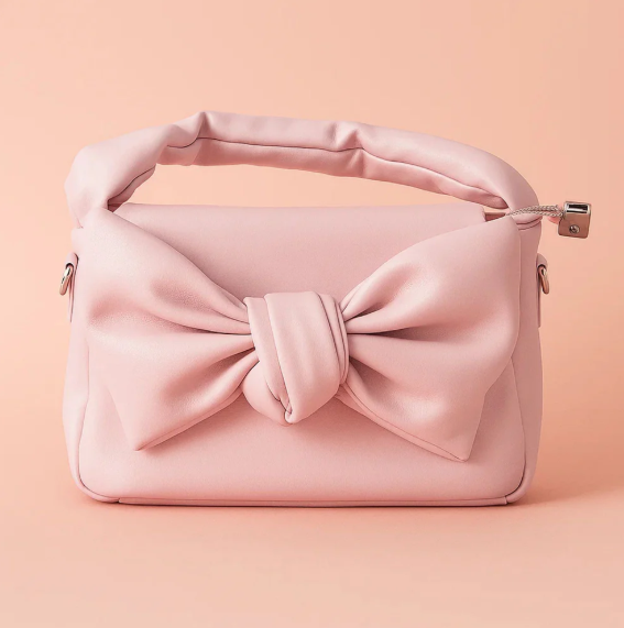Knot Bow Sling Bag - Baby Pink