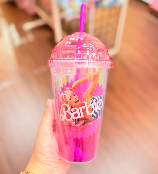 Barbie Sipper Glass