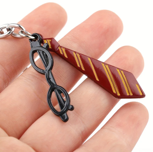 Hp Tie Metal Keychain