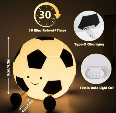 Football Silicone Night Lamp