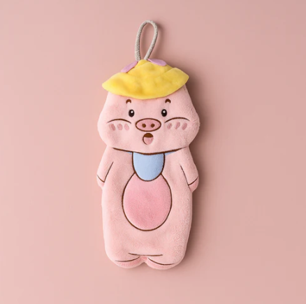 Pig Shaped Hand Towel
