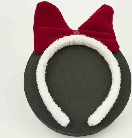 Red Bow Hair Band