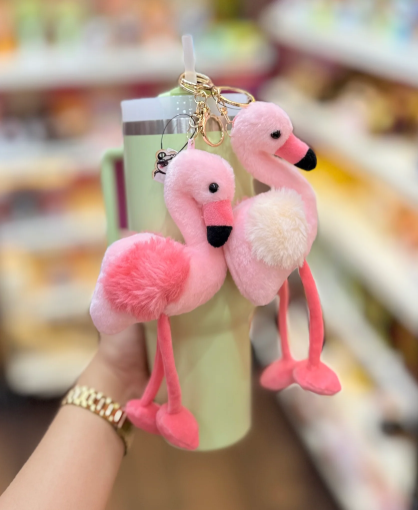 Flamingo Plush Bag Charm
