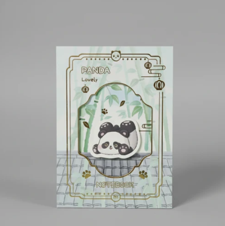 Bamboo panda notebook - Playful Splash