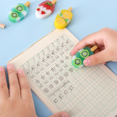 Fruit Popsicle Eraser (Set of 2)