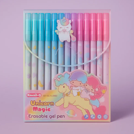 Unicorn Magic Erasable Gel Pen Set