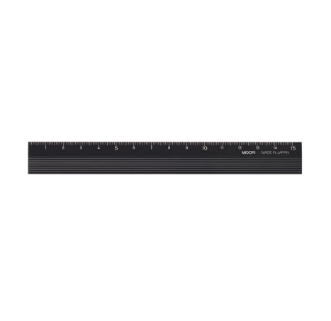 Aluminium Ruler 15cm  MIDORI