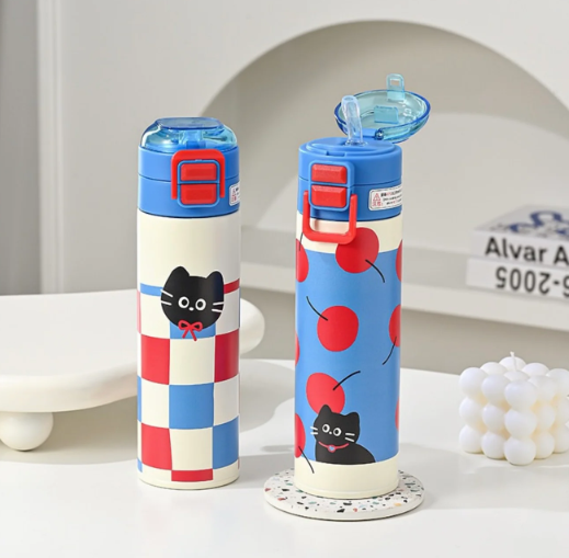 Cherry Cat Insulated Bottles
